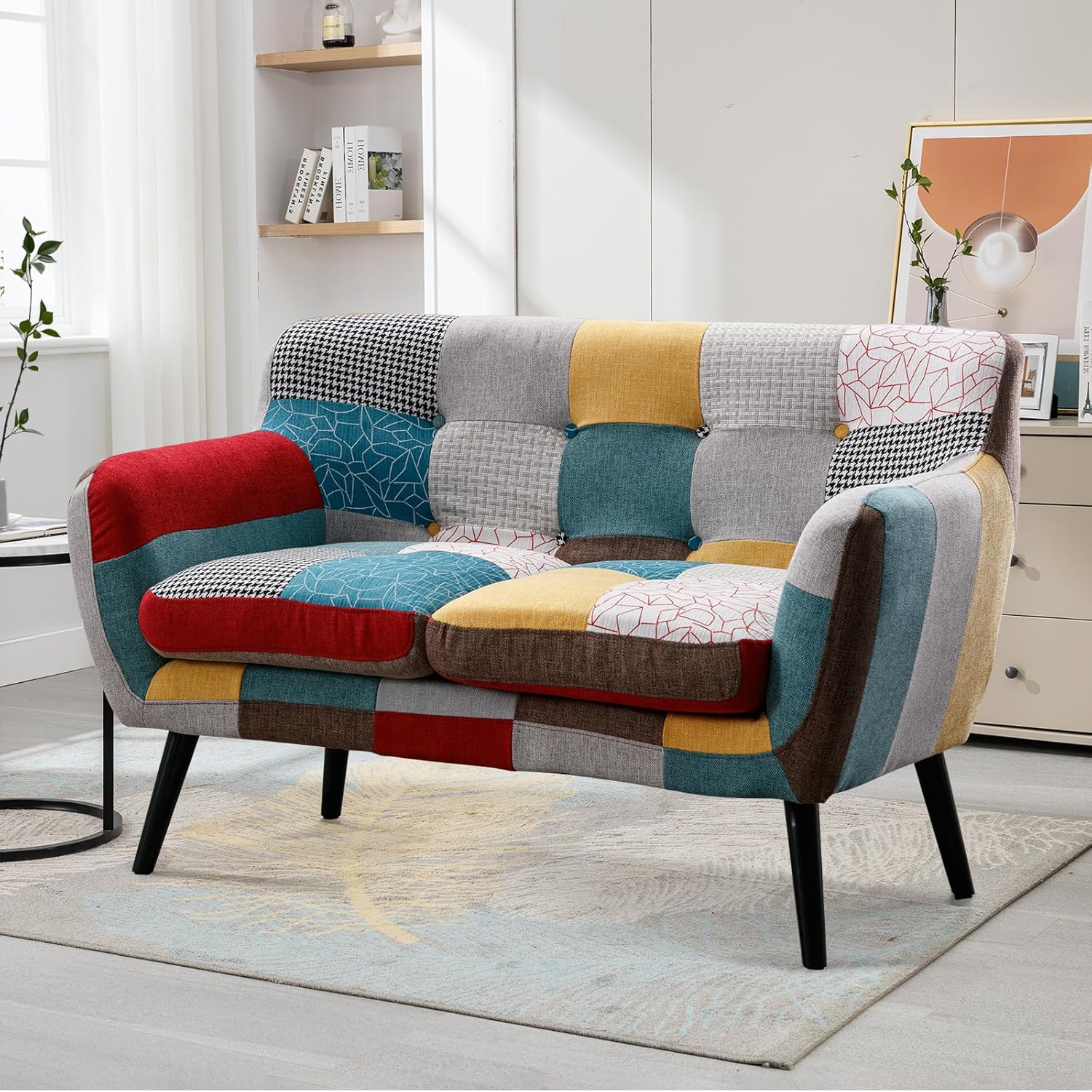 Office Furniture Group - Sofá Loveseat Boho Moderno para Sala
