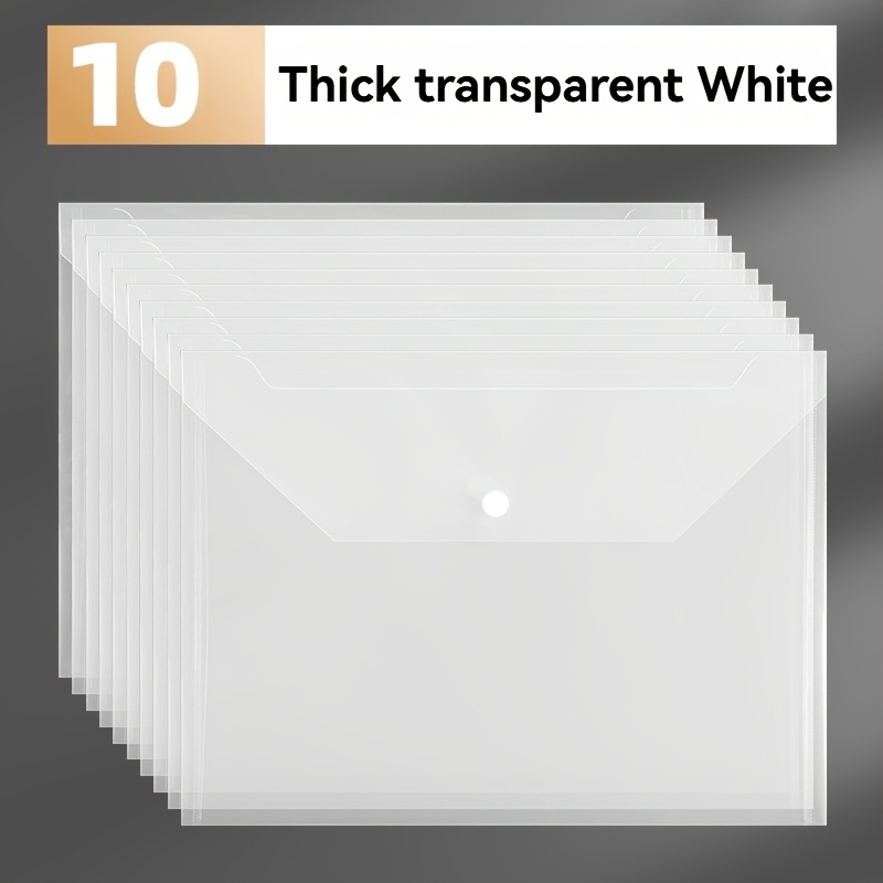 Binder Storage Box - 5/10 pçs/set a4 saco de arquivo