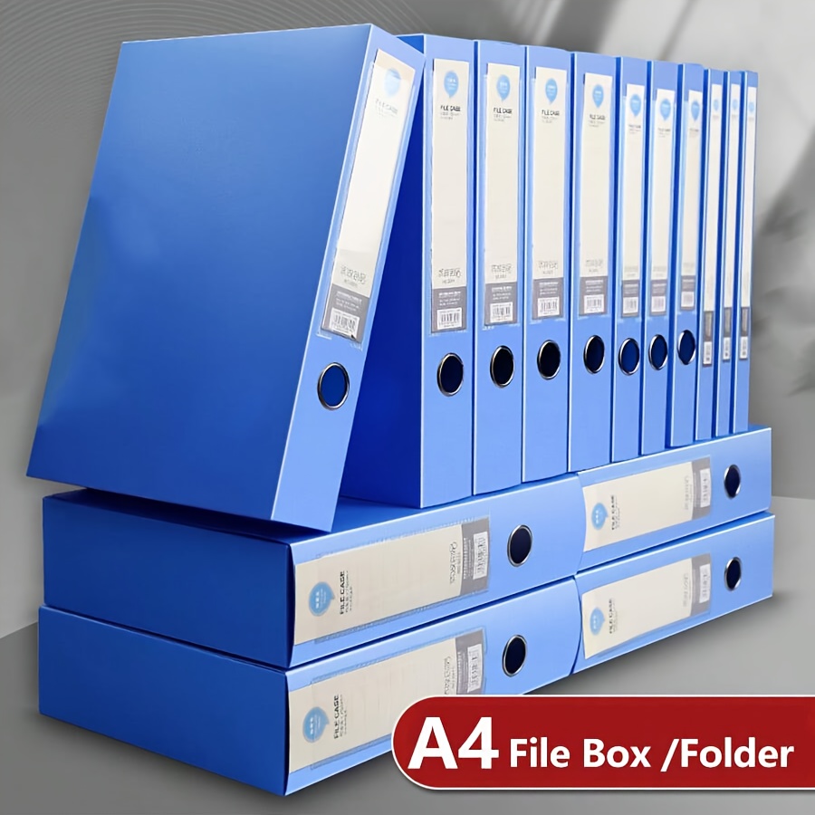 Binder Storage Box - 1 pastas de arquivo dobráveis a4,
