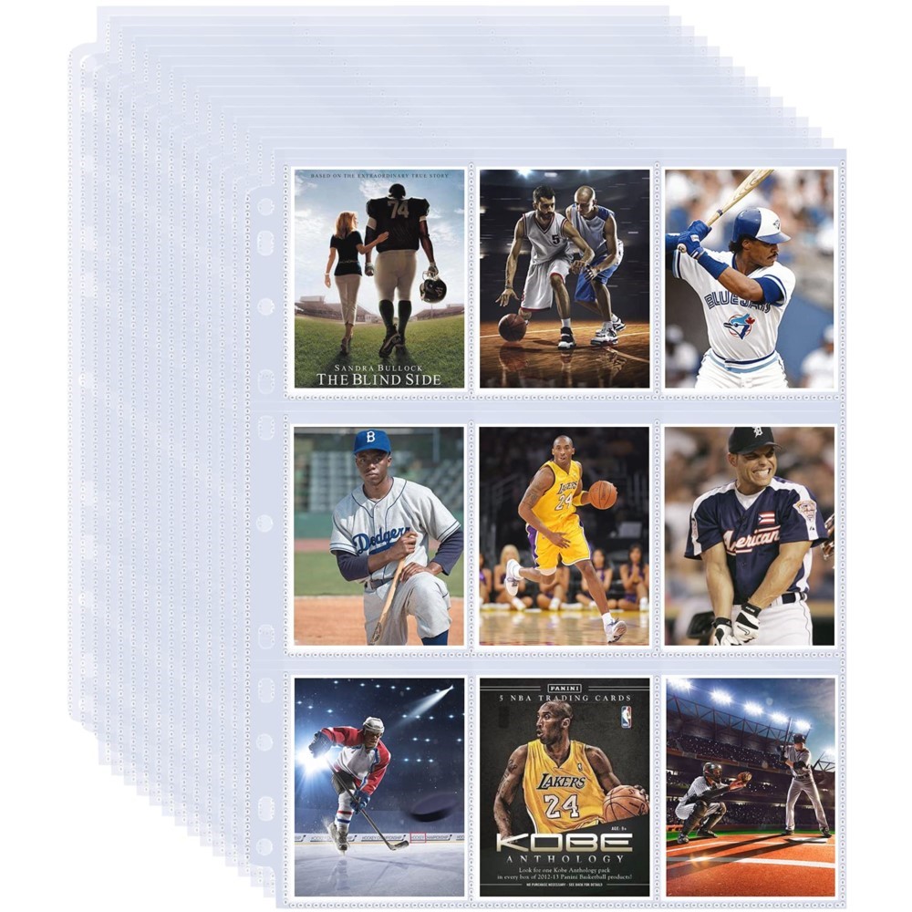 Binder Storage Box - 50 Folhas de Protetores de Cartas