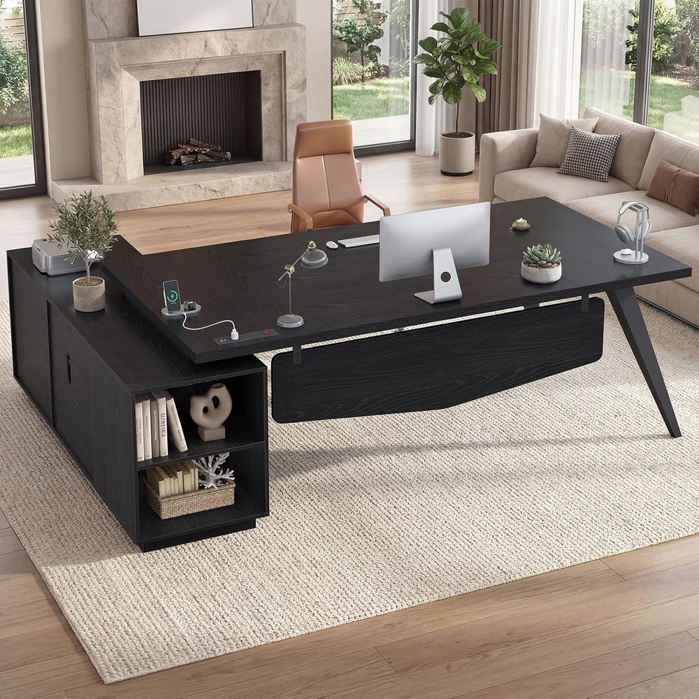 Office Furniture Outlet - Mesa Executiva em L de 70,3