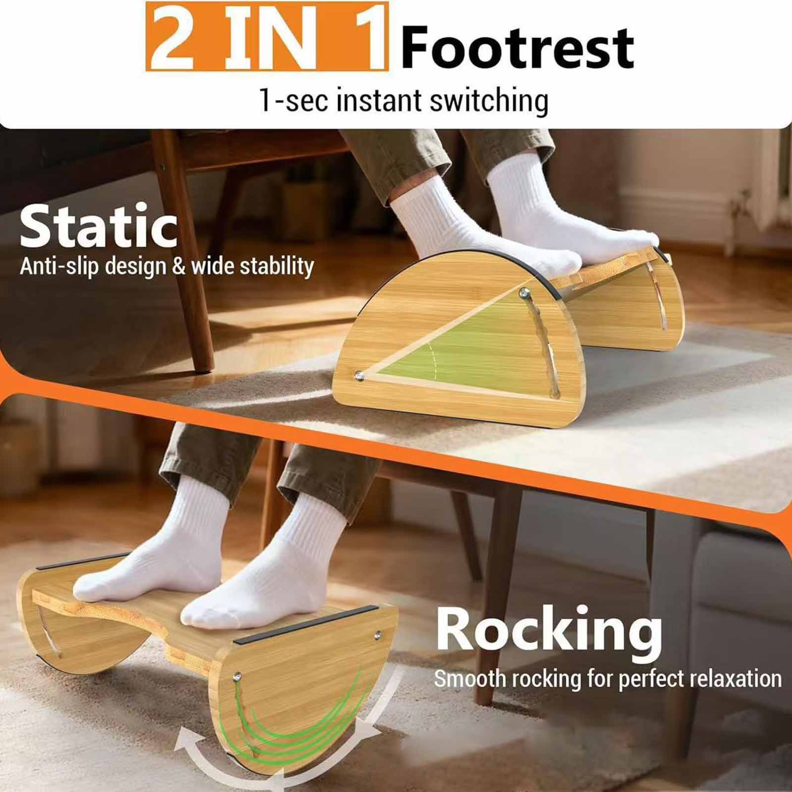 Office Furniture In China - Apoio para os Pés Ajustável de