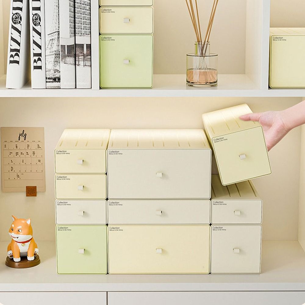 Office Furniture Filing Cabinets - Colorido Desktop Empilhável Organizador Gaveta, Acessórios