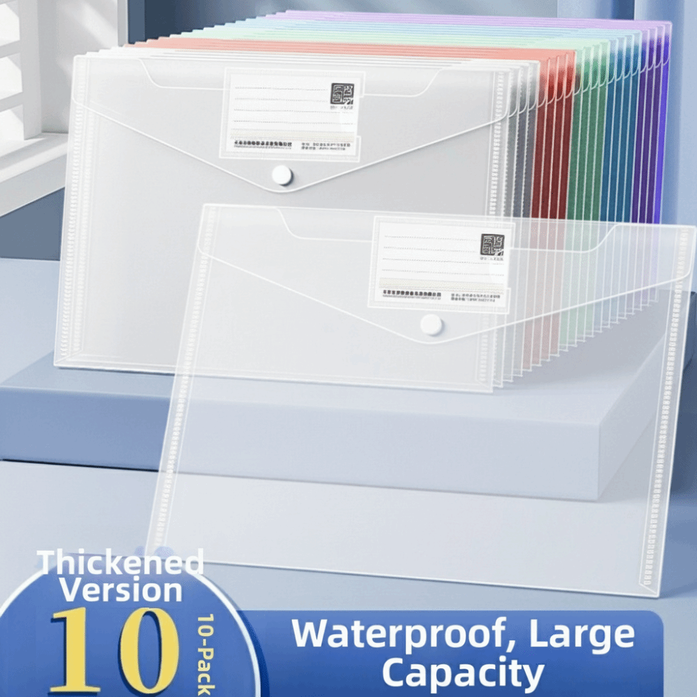 Binder Storage Box - 10 unidades de pastas de arquivo