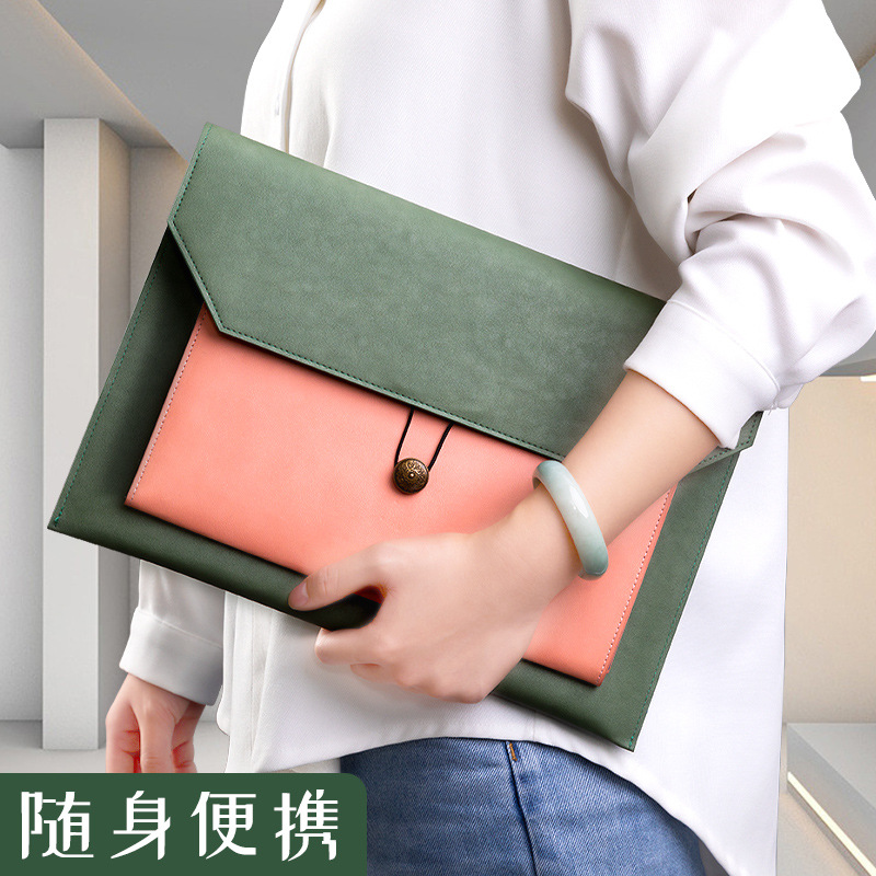 Bolsa de arquivo de couro A4 B - Binder Storage Box avaliação e preço