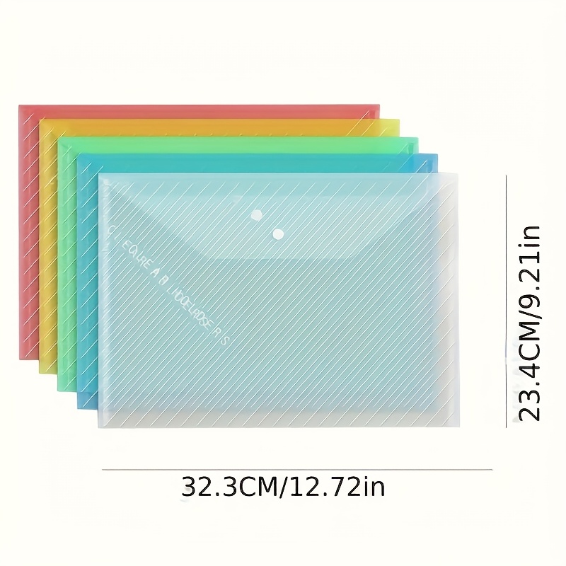 5/10 pçs/set a4 saco de arquiv - Binder Storage Box avaliação e preço
