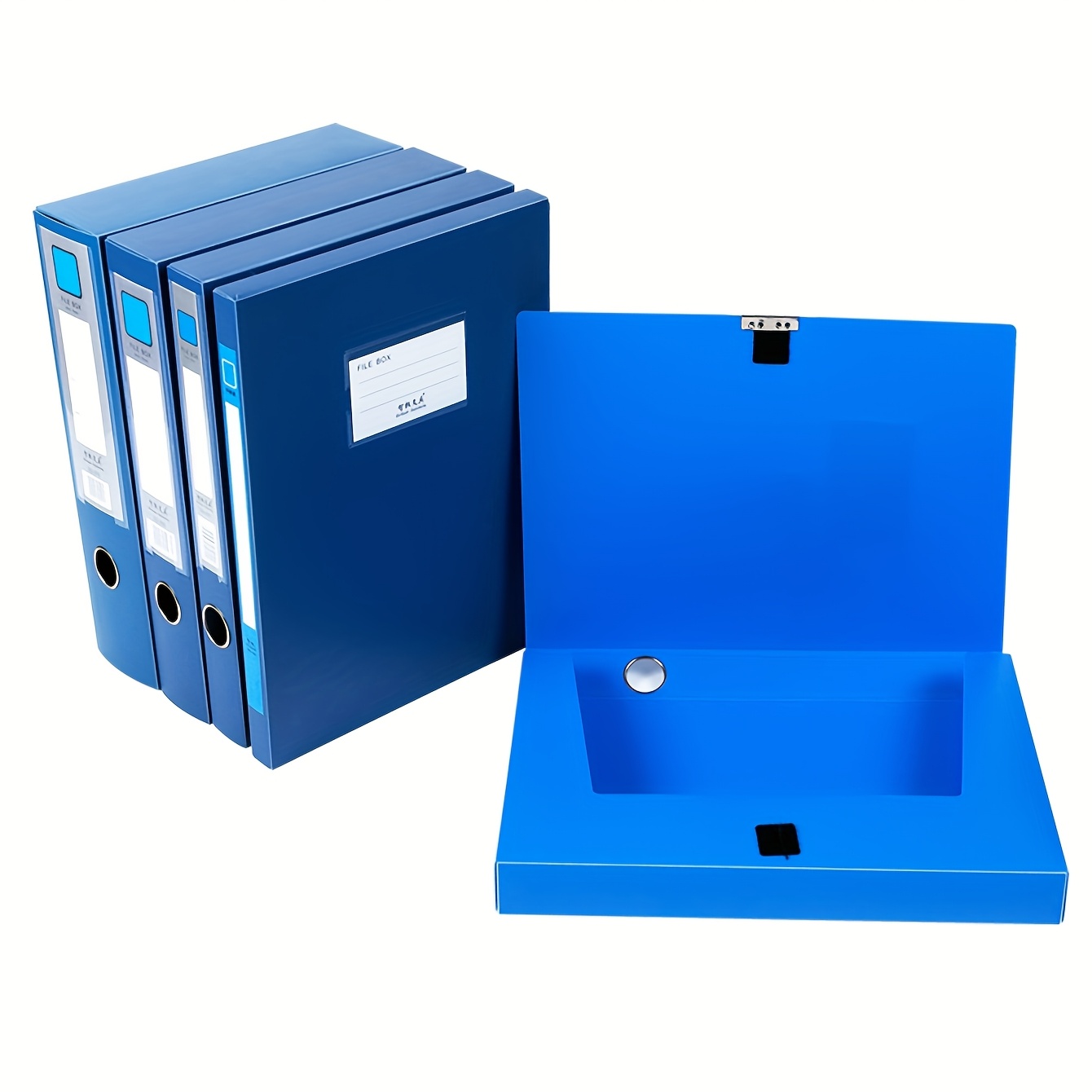1 pastas de arquivo dobráveis  - Binder Storage Box avaliação e preço