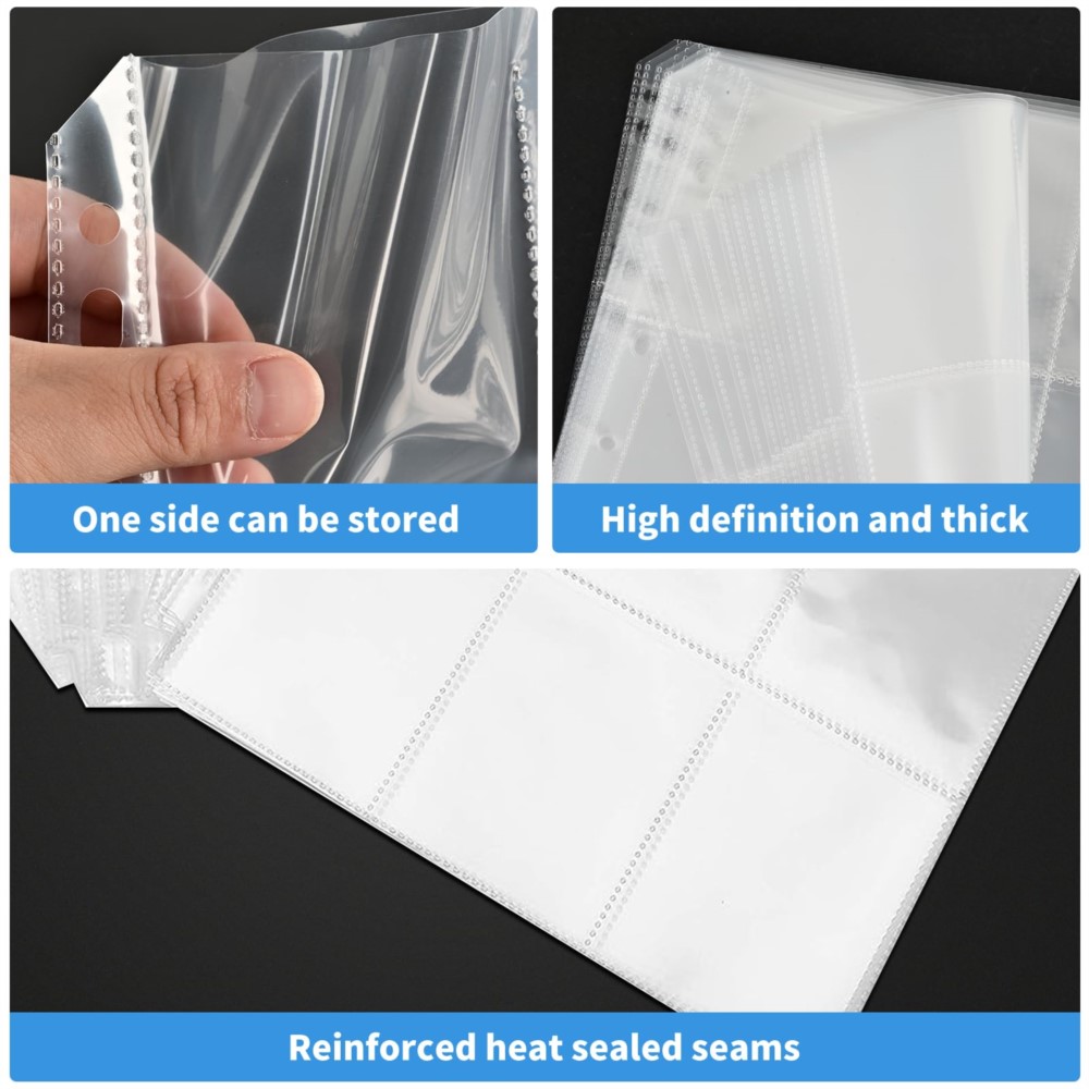 50 Folhas de Protetores de Car - Binder Storage Box avaliação e preço