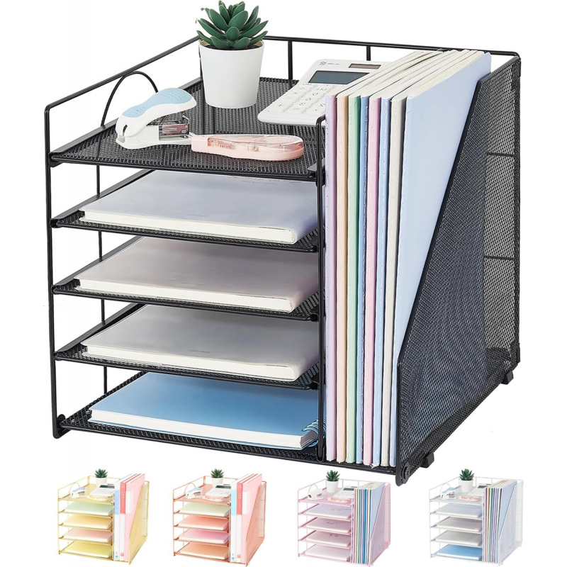 Rack de arquivo de papel de 5  - Binder Storage Box avaliação e preço