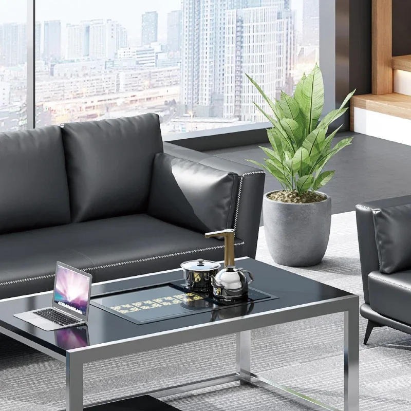 L couro preto multiplayer grup - Office Furniture Group avaliação e preço
