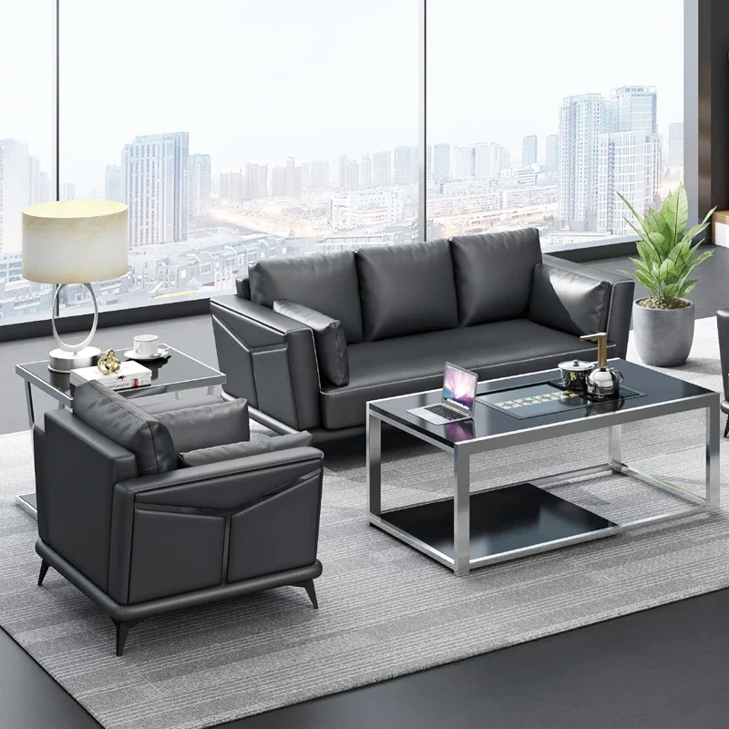 L couro preto multiplayer grup - Office Furniture Group avaliação e preço