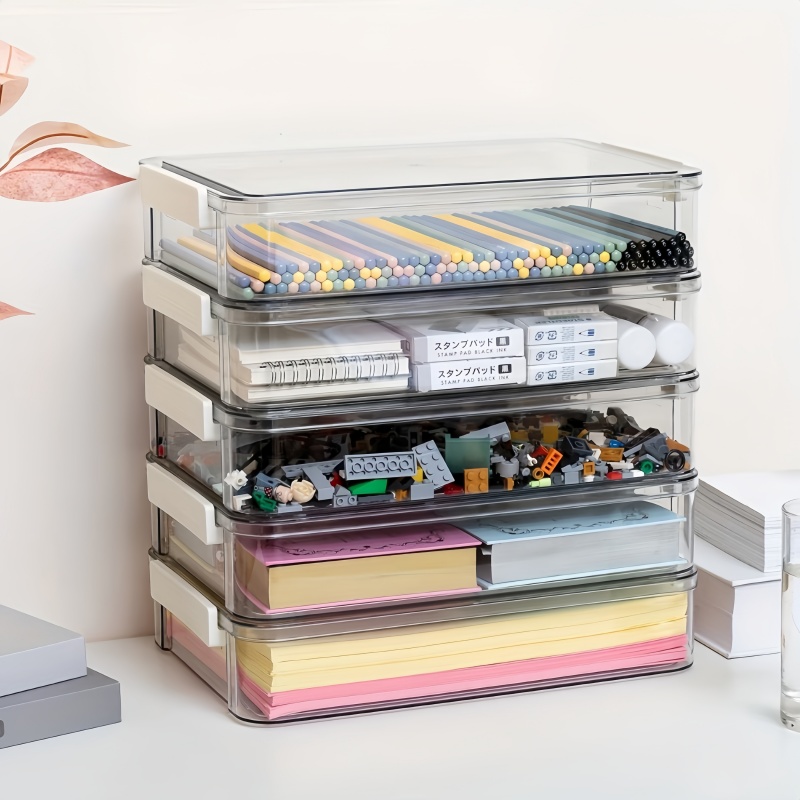 Conjunto de 2 Caixas Organizad - Binder Storage Box avaliação e preço