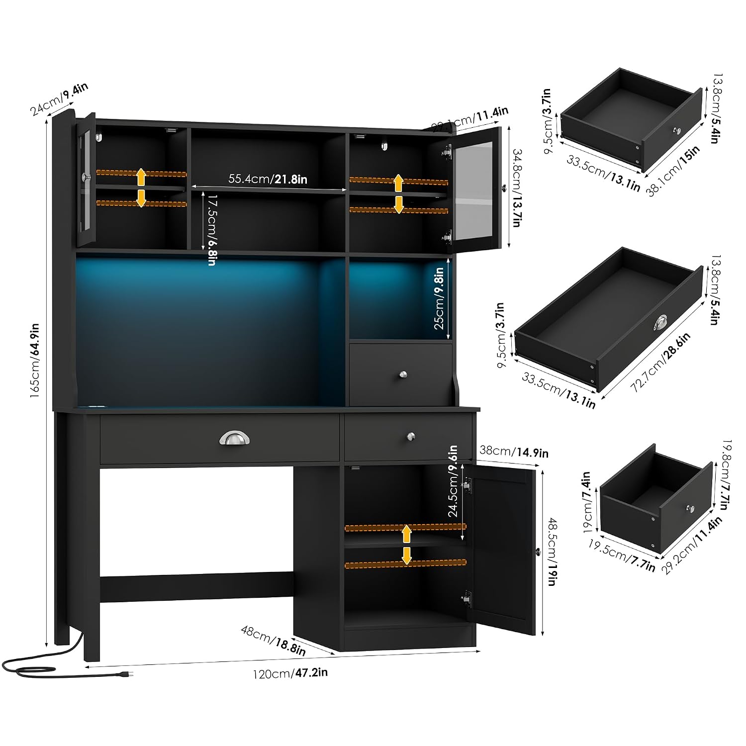 Mesa de Computador de 65