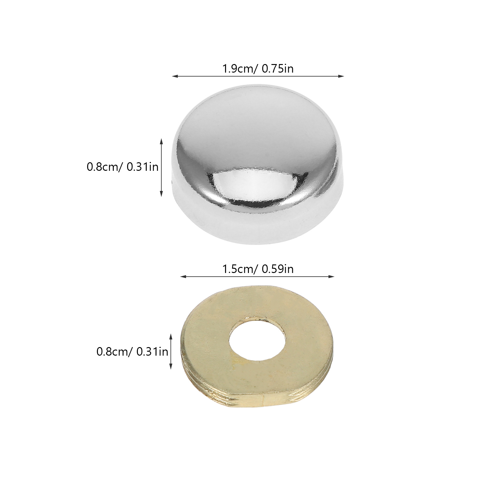 1 conjunto de tampas de parafu - Office Furniture Group avaliação e preço