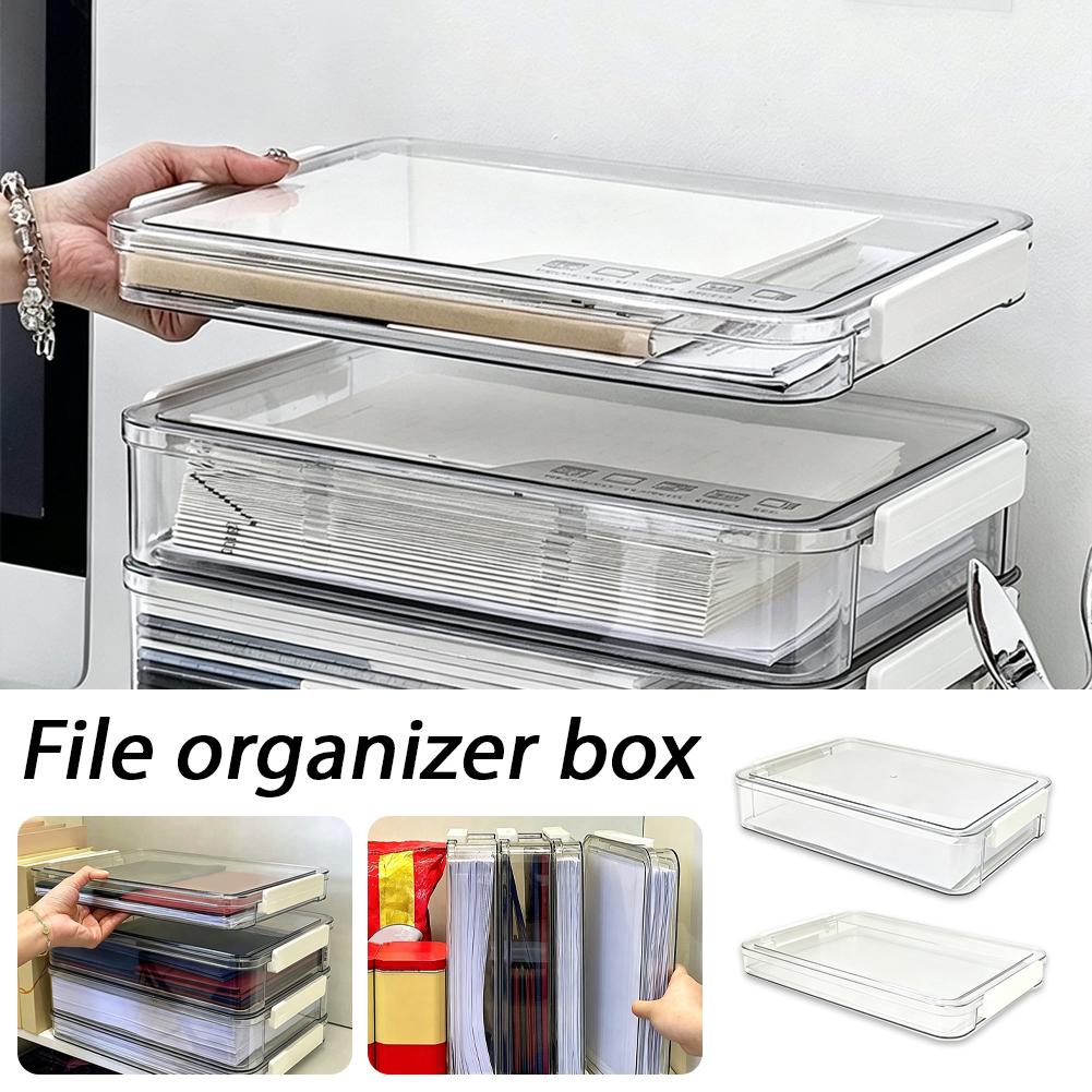 Caixa organizadora de arquivos - Binder Storage Box avaliação e preço