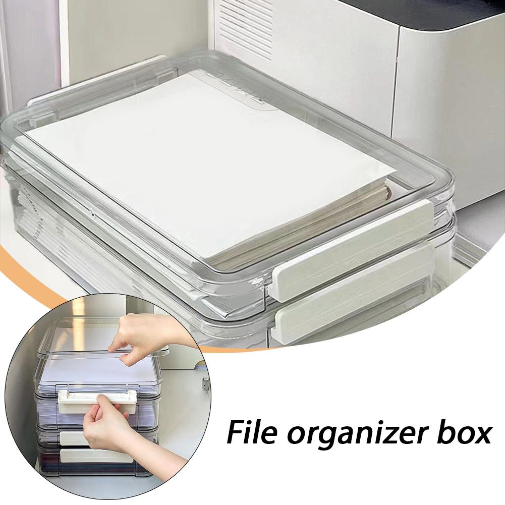Caixa organizadora de arquivos - Binder Storage Box avaliação e preço