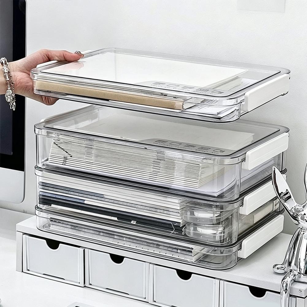 Caixa organizadora de arquivos - Binder Storage Box avaliação e preço