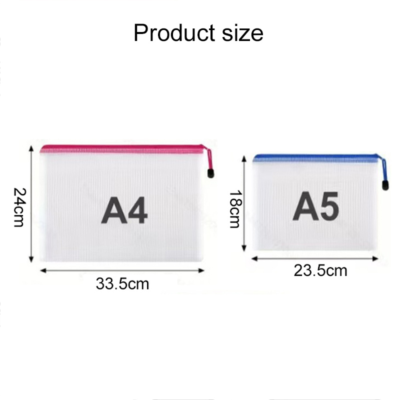 5/20PCS Bolsas de malha com zí - Binder Storage Box avaliação e preço