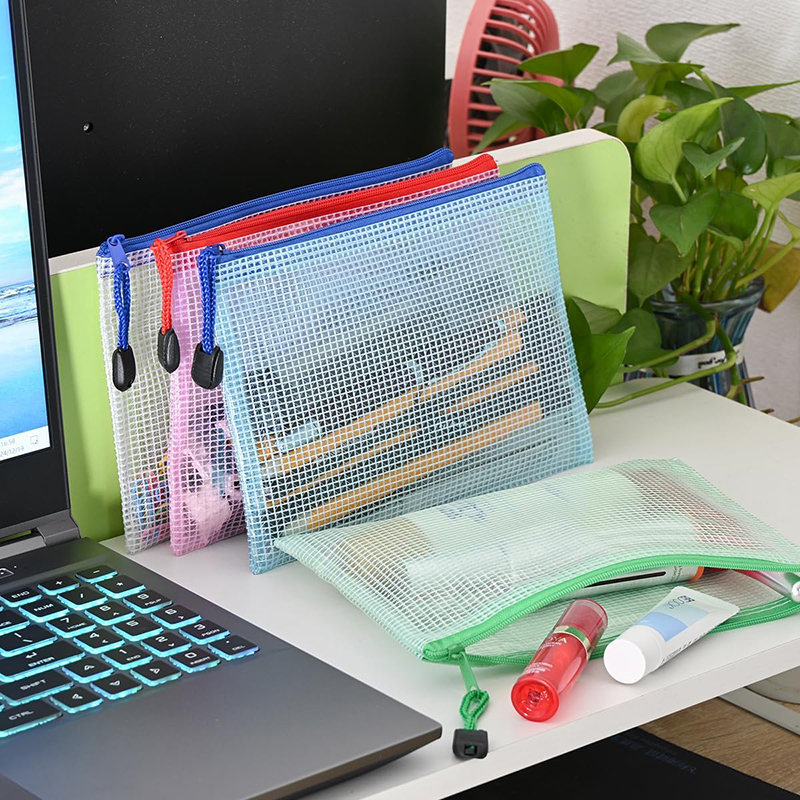 5/20PCS Bolsas de malha com zí - Binder Storage Box avaliação e preço