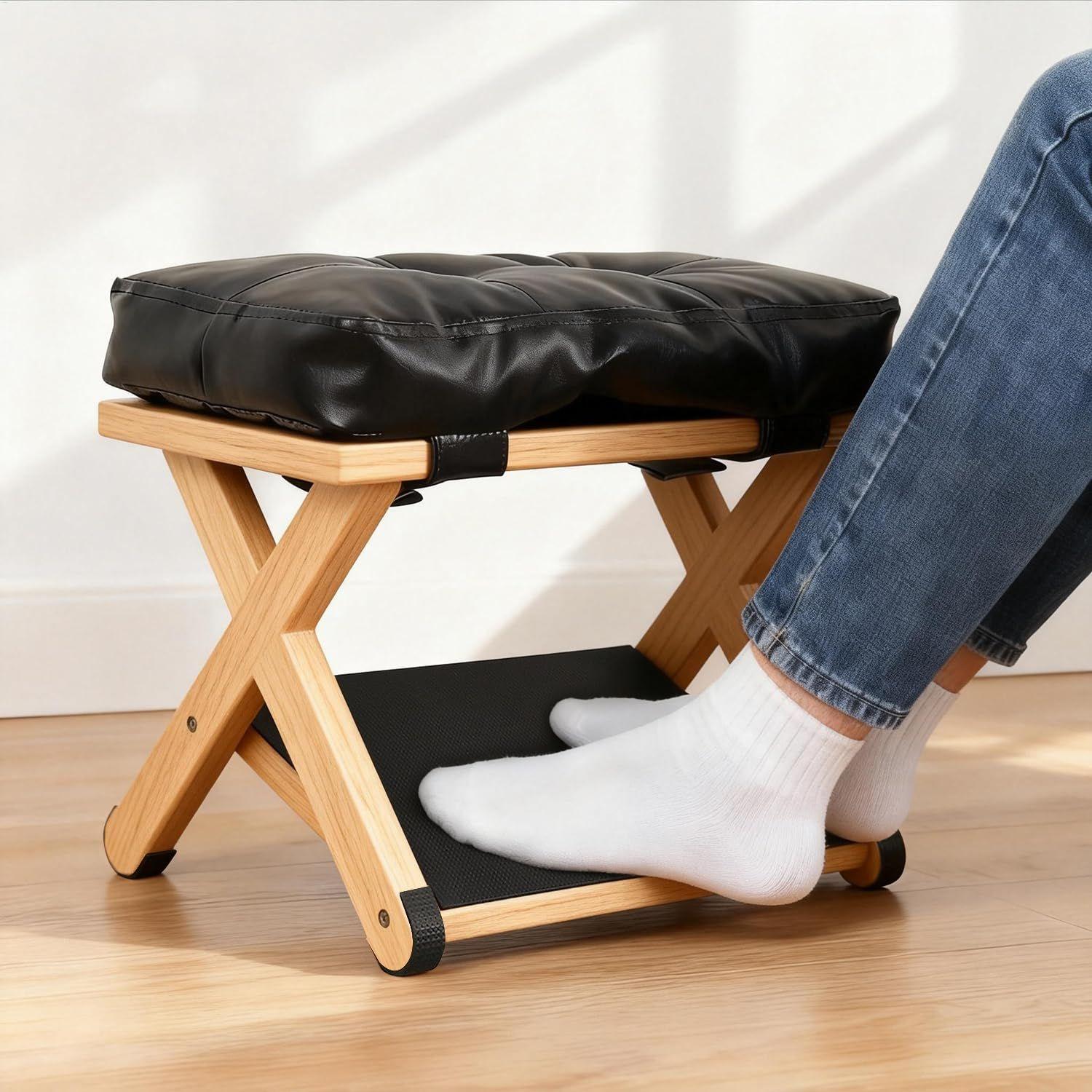 Descanso para os Pés de Madeir - Office Furniture Suppliers avaliação e preço
