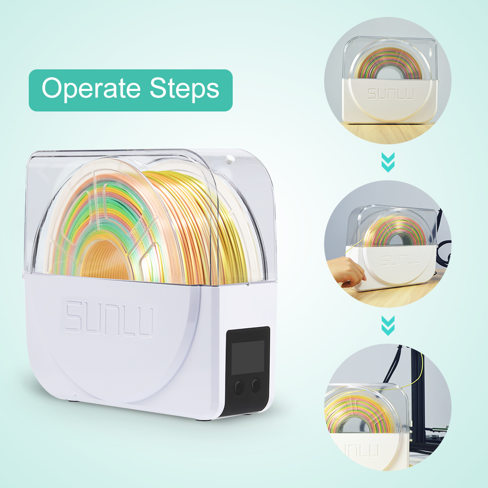 Sunlu secador de filamento s1  - Binder Storage Box avaliação e preço