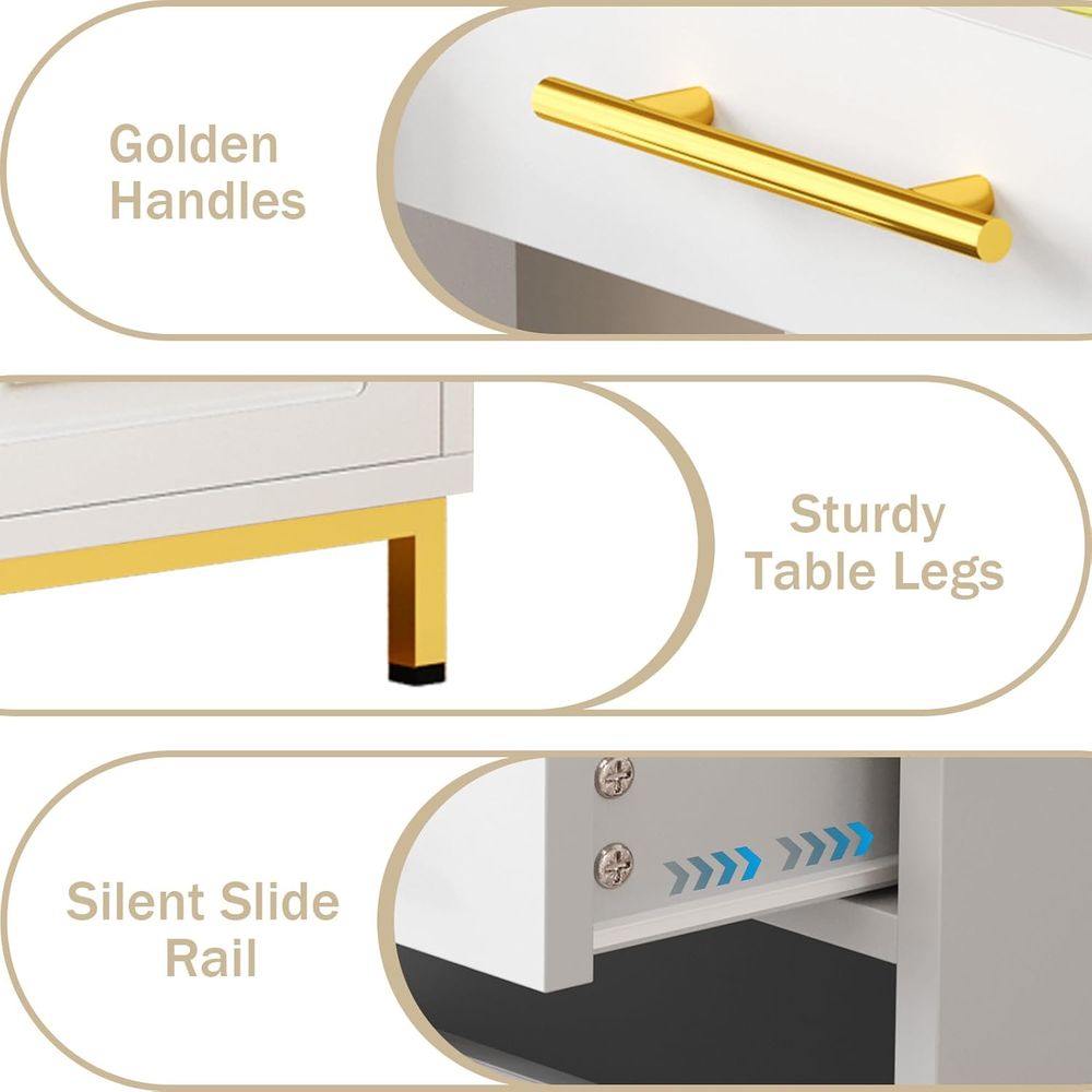 Mesa Branca com Gavetas, Escri - Office Furniture Outlet avaliação e preço